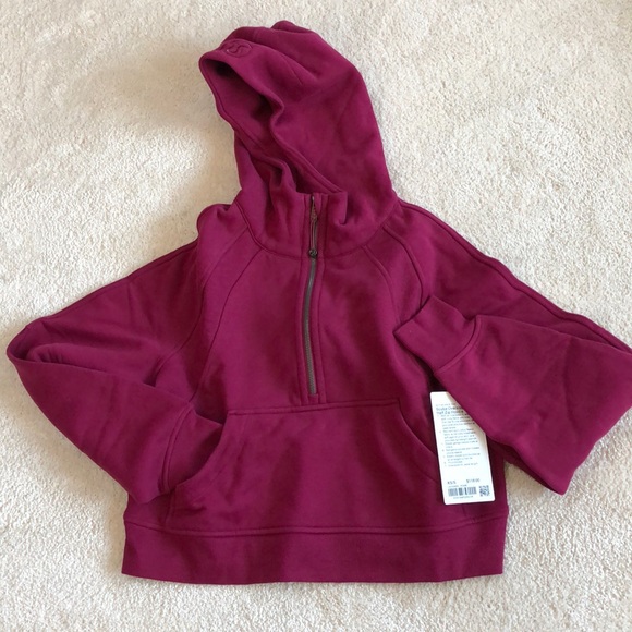 lululemon athletica Tops - Lululemon Scuba Oversized Half-Zip Hoodie-NWT!!